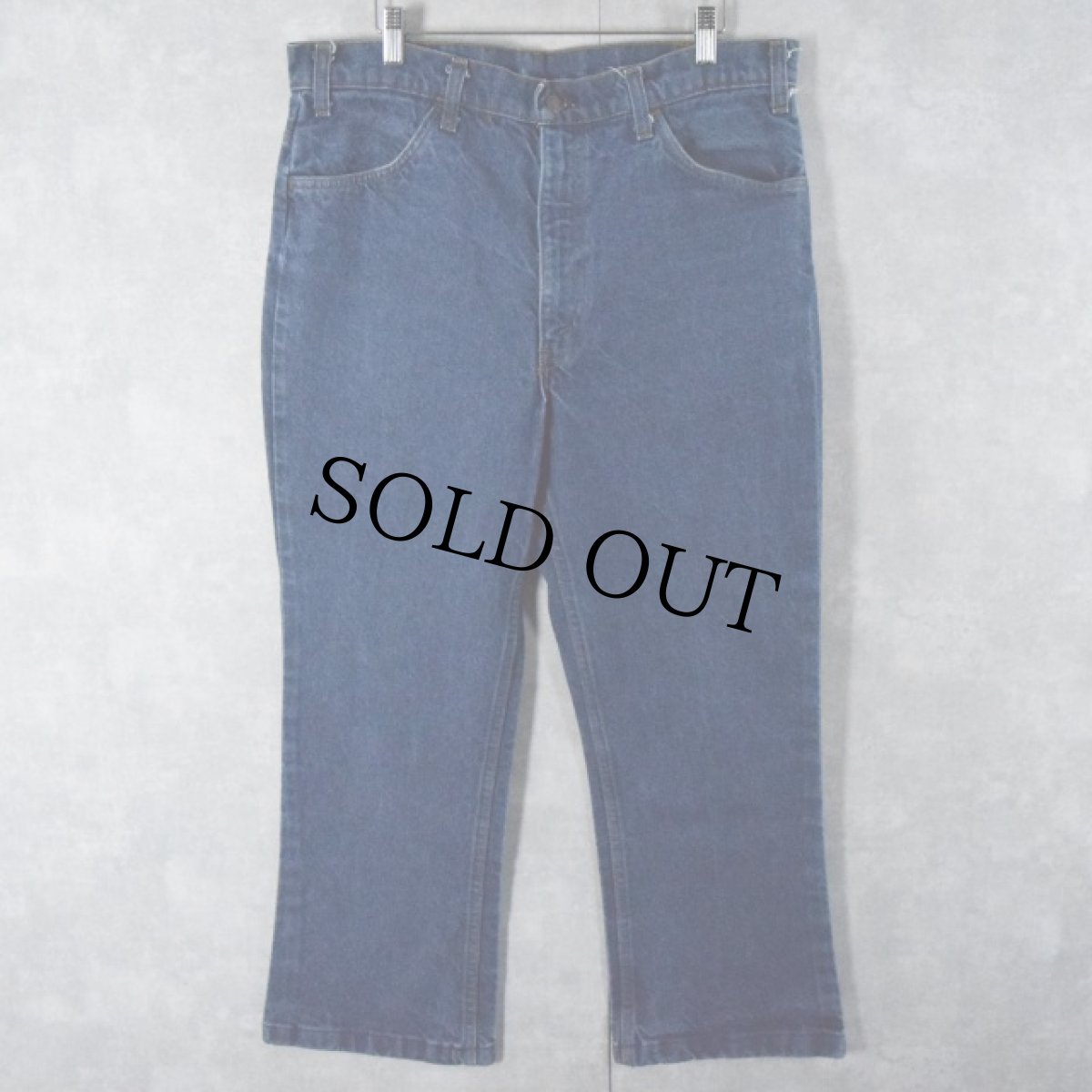 画像1: 70〜80's Levi's 646-0217 ベルボトムデニムパンツ W36 (1)