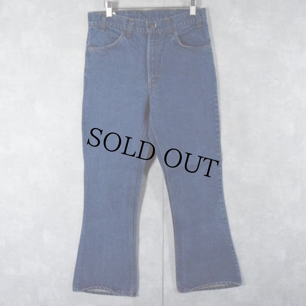 画像1: 80's Levi's 646-0217 ベルボトムデニムパンツ W31 (1)