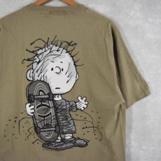 画像1: 90's PIGPEN USA製 キャラクターパロディTシャツ L (1)