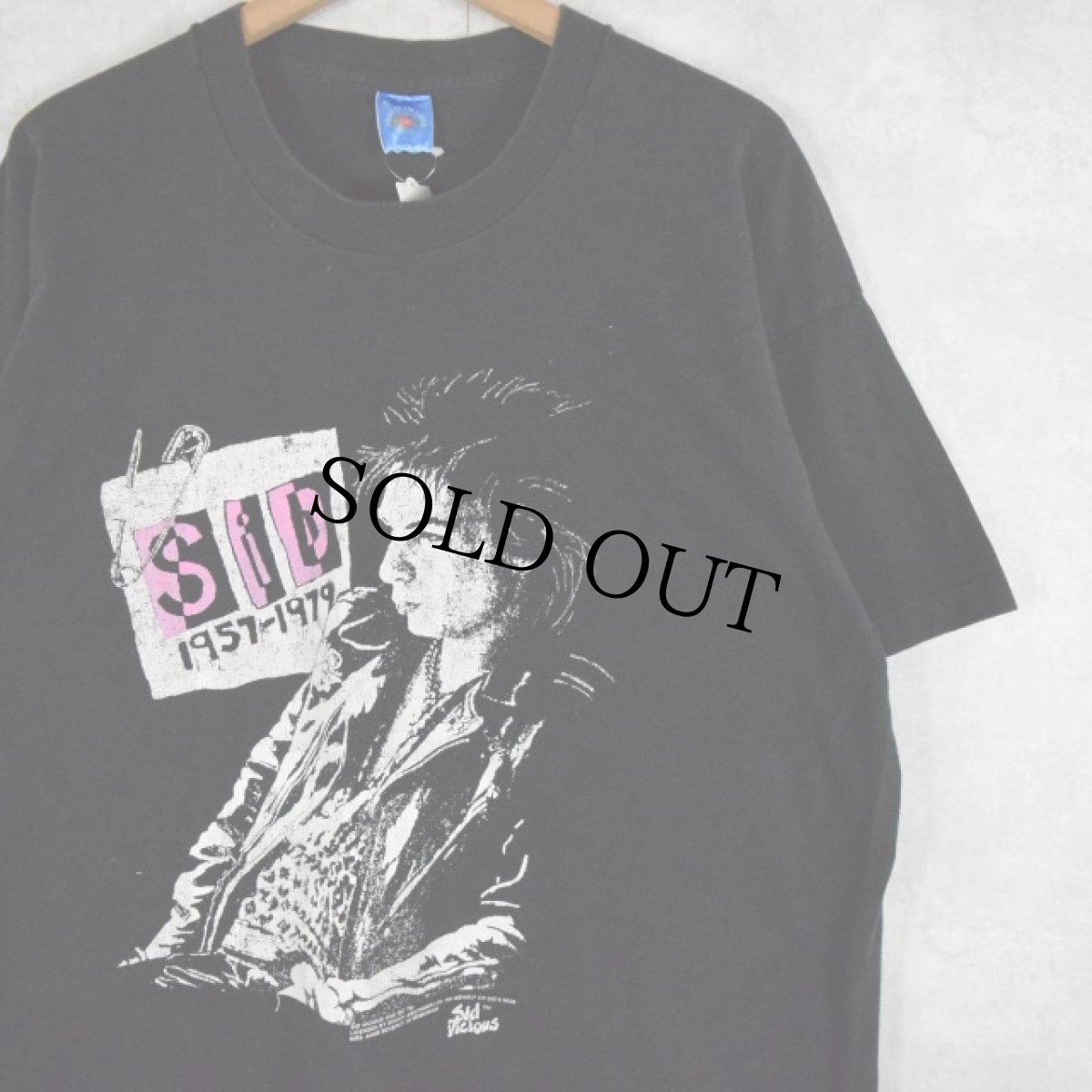 画像1: 90's Sex Pistols "SID VICIOUS" USA製 パンクロックバンドTシャツ XL (1)