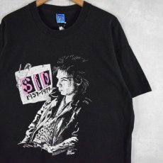 画像1: 90's Sex Pistols "SID VICIOUS" USA製 パンクロックバンドTシャツ XL (1)