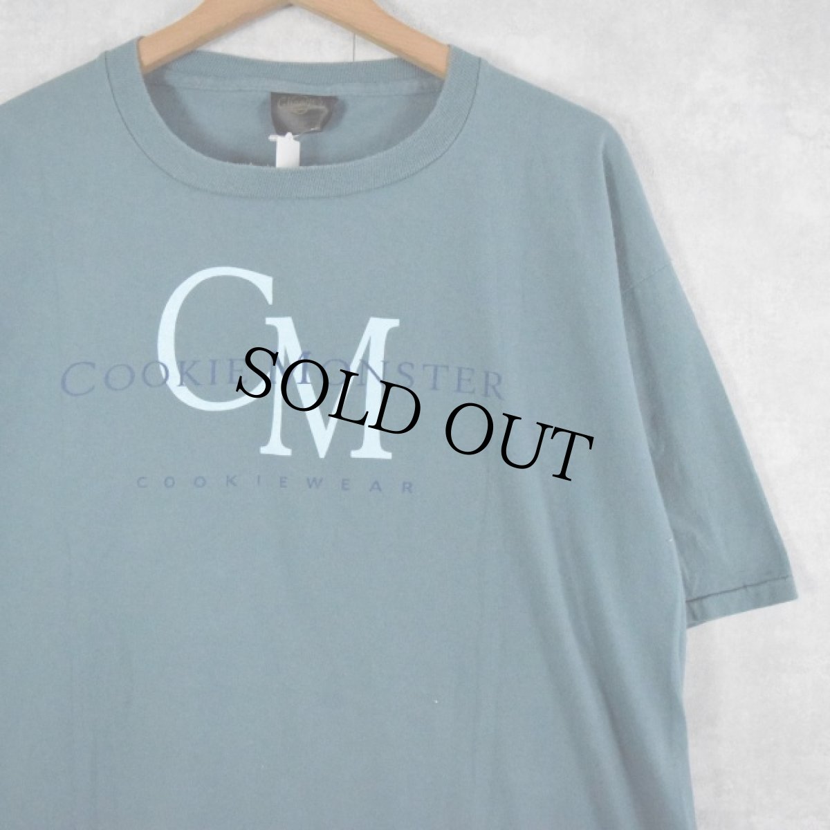 画像2: 90's COOKIE MONSTER USA製 "Calvin Klein"パロディTシャツ XL (2)