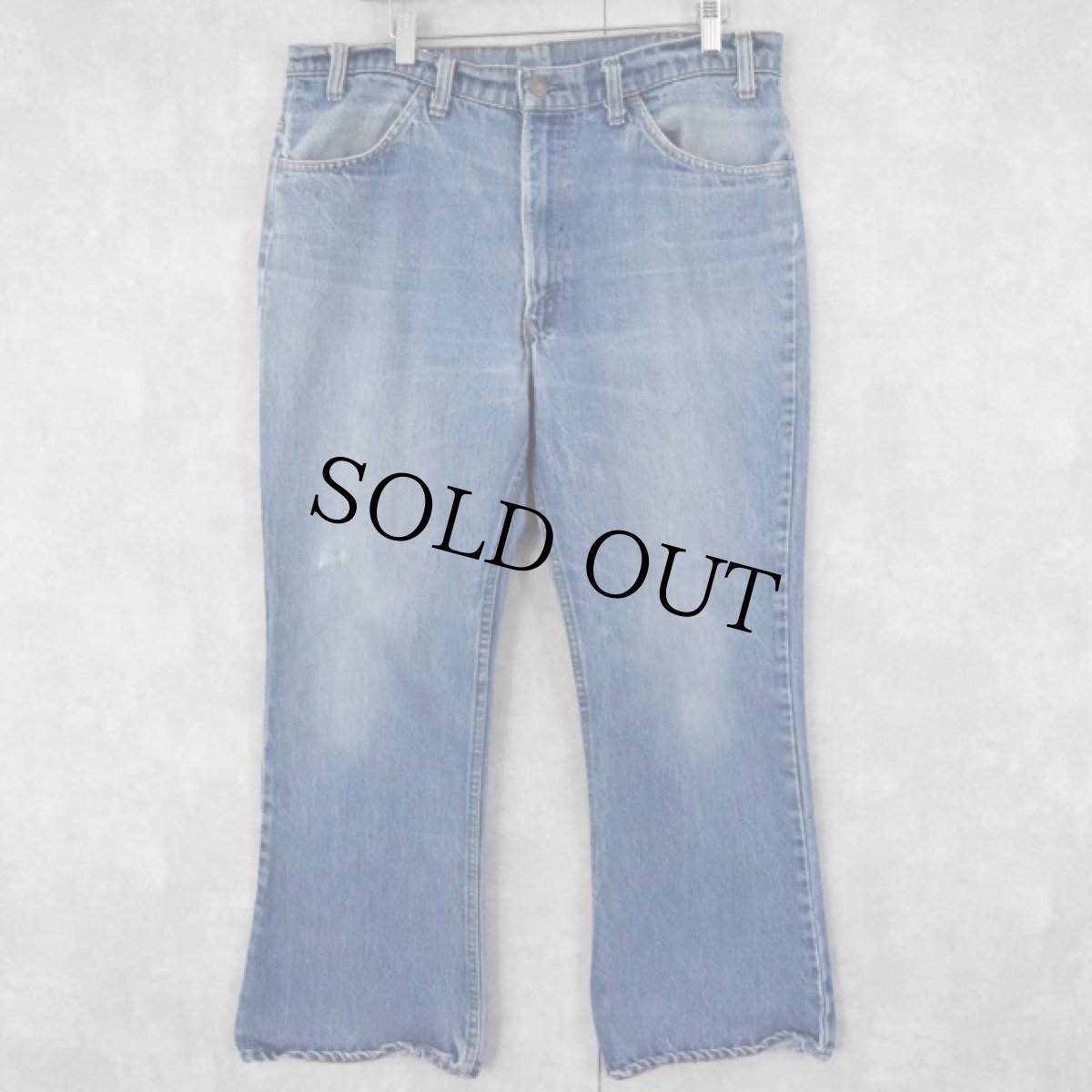 画像1: 80's Levi's 646-0217 ベルボトム デニムパンツ W37 (1)