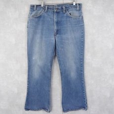 画像1: 80's Levi's 646-0217 ベルボトム デニムパンツ W37 (1)