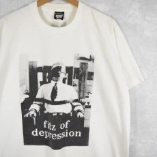 画像1: 90's Fitz of Depression USA製 パンクロックバンドTシャツ XL (1)