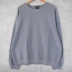 画像1: LANDS' END 前V 鹿の子スウェット XL (1)