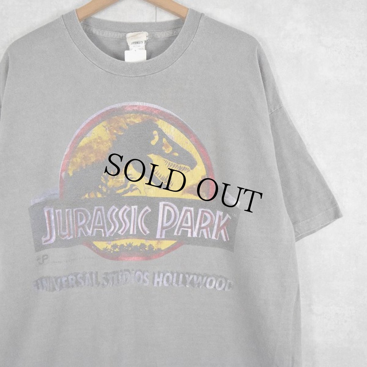 画像1: 90's JURASSIC PARK 映画プリントTシャツ XL  (1)