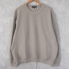 画像1: LANDS' END 前V 鹿の子スウェット L (1)