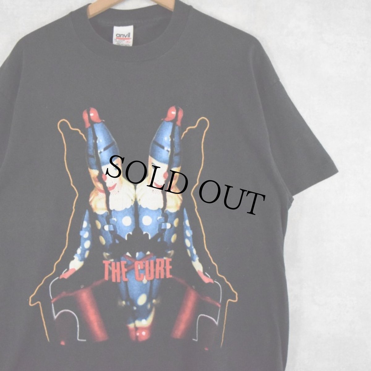 画像1: 90's THE CURE "SWING TOUR" ロックバンドツアーTシャツ XL (1)