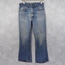 画像1: 80's Levi's 646-0217 ベルボトムデニムパンツ W32 (1)