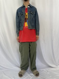 画像2: 60's LEVI'S 557 BIGE USA製 3rd デニムジャケット  (2)