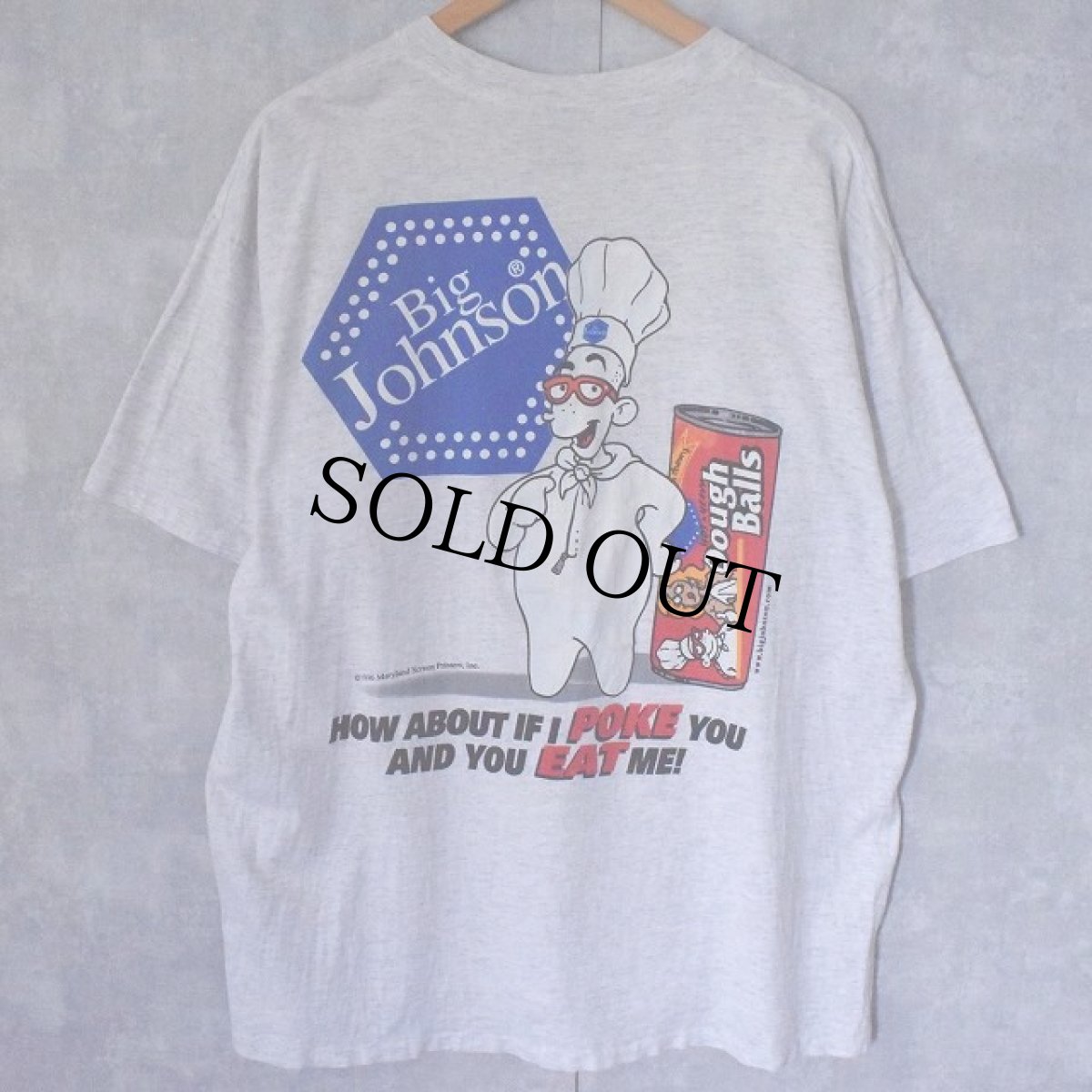 画像1: 90's Big Johnson USA製 プリントTシャツ XL (1)