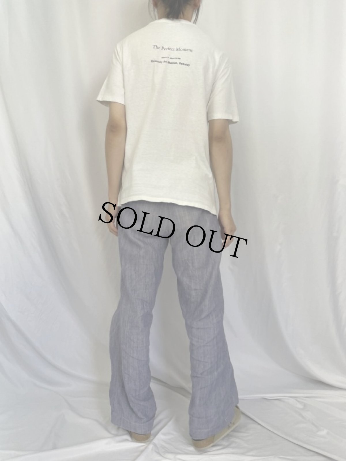 画像4: 90's Robert Mapplethorpe USA製 "Ken Moody and Robert Sherman" アートフォトプリントTシャツ L (4)