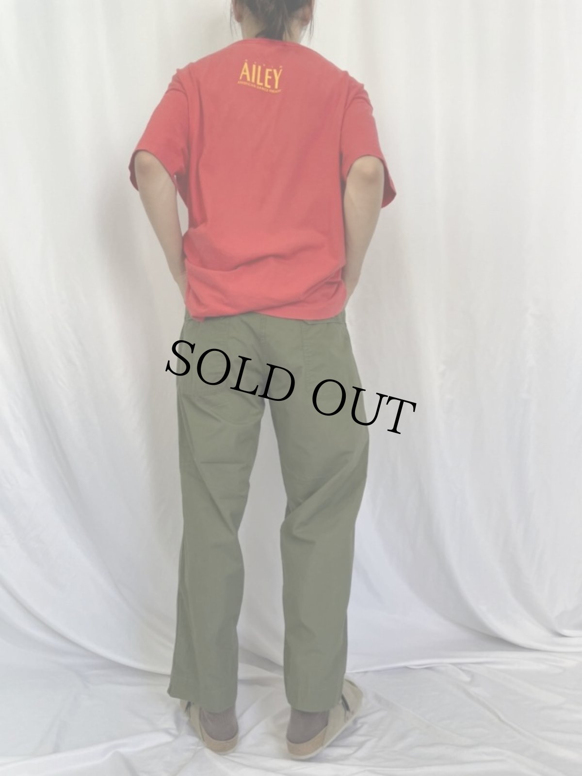 画像4: 60's U.S.ARMY コットンポプリンベイカーパンツ W33 (4)