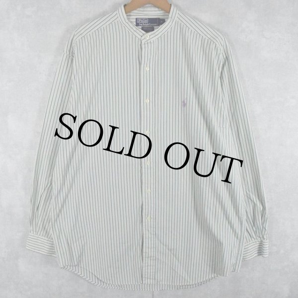 POLO ポロ　ラルフローレン　ドレスシャツ　白シャツ　長袖　古着　ビンテージ 90's Polo by Ralph Lauren 