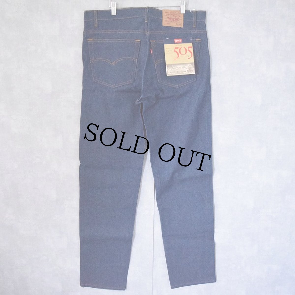 画像2: 90's Levi's 505 USA製 デニムパンツ フラッシャー付きDEADSTOCK W39 (2)