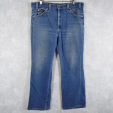 画像1: 90's Levi's 517-0217 USA製 ブーツカットデニムパンツ W35 (1)