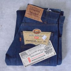 画像1: 80's Levi's 505 USA製 デニムパンツ フラッシャー付きDEADSTOCK W30 (1)