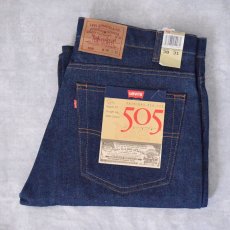 画像1: 90's Levi's 505 USA製 デニムパンツ フラッシャー付きDEADSTOCK W39 (1)