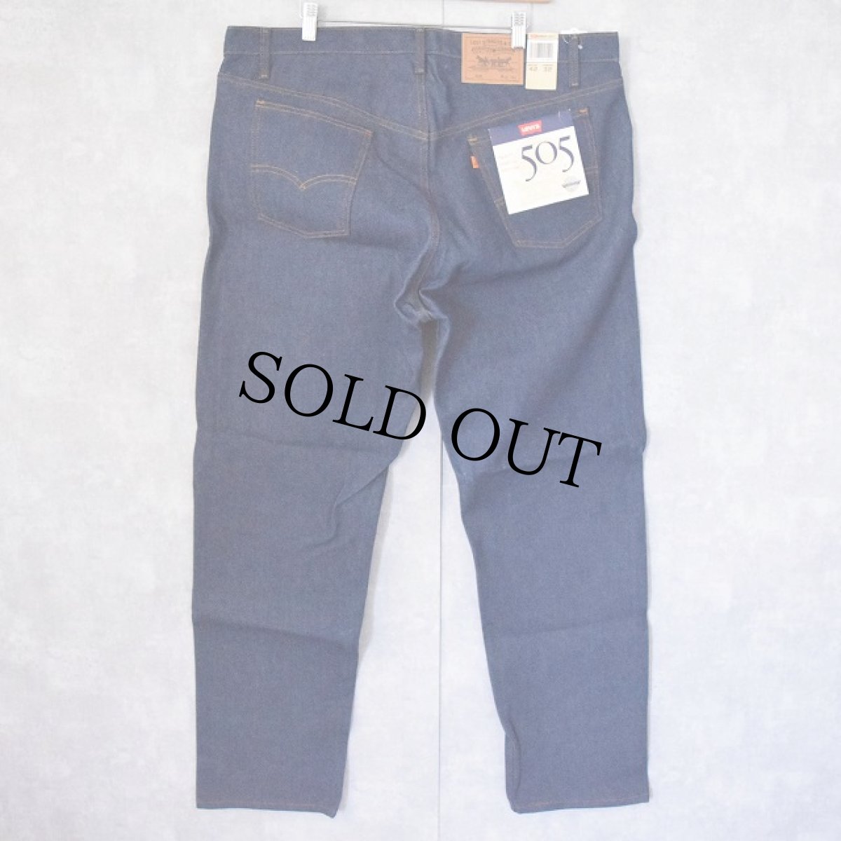 画像2: 90's Levi's 505 USA製 デニムパンツ フラッシャー付きDEADSTOCK W42 (2)