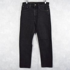 画像1: 90's Levi's 505 USA製 ブラックデニムパンツ W32 (1)