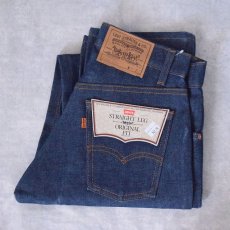 画像1: 80's Levi's 505 USA製 デニムパンツ フラッシャー付きDEADSTOCK W29 (1)