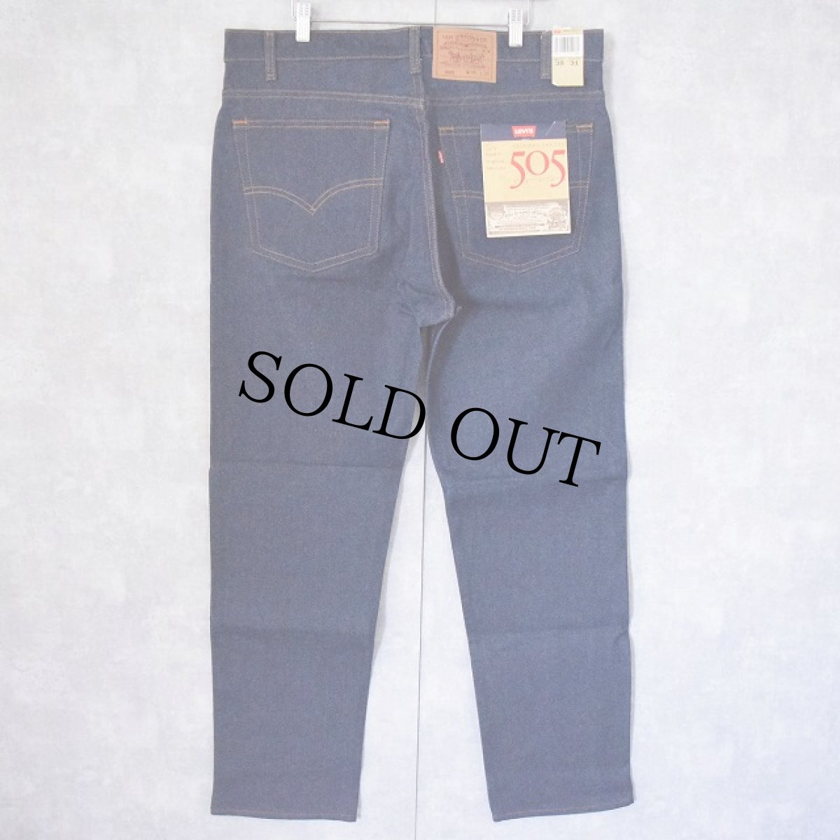 画像2: 90's Levi's 505 USA製 デニムパンツ フラッシャー付きDEADSTOCK W39 (2)