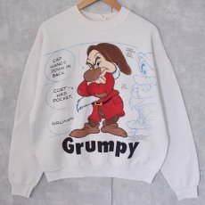 画像1: Disney 七人の小人 "Grumpy" キャラクタースウェット (1)