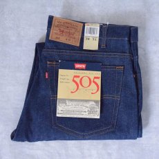 画像1: 90's Levi's 505 USA製 デニムパンツ フラッシャー付きDEADSTOCK W39 (1)