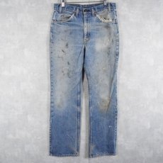 画像1: 80's Levi's 517-0217 USA製 ブーツカットデニムパンツ W32 (1)