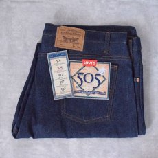 画像1: 90's Levi's 505 USA製 デニムパンツ フラッシャー付きDEADSTOCK W43 (1)