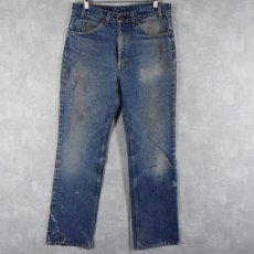 画像1: 80's Levi's 517-0217 USA製 ブーツカットデニムパンツ W32 (1)