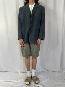 画像2: 90's agnes b. HOMME FRANCE製 ビスコーステーラードジャケット SIZE 56 (2)