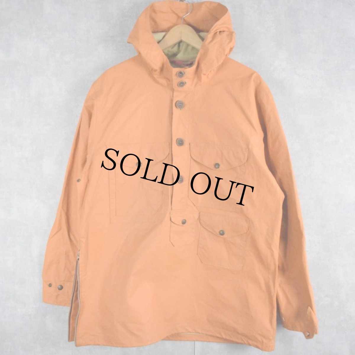 画像1: FILSON ラバーアノラックパーカー L (1)