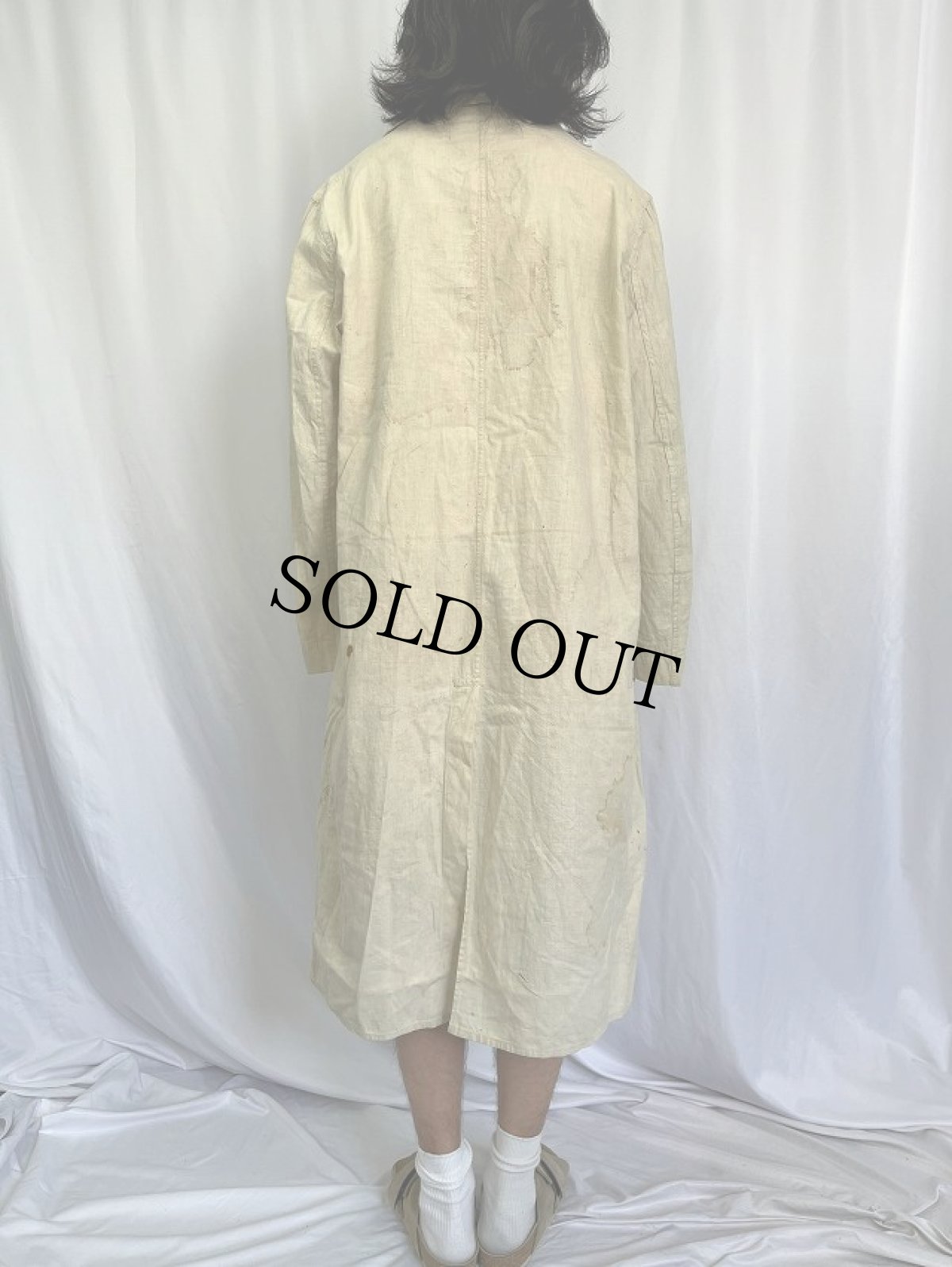 画像4: 〜30's Kling Bros. リネンアトリエコート (4)