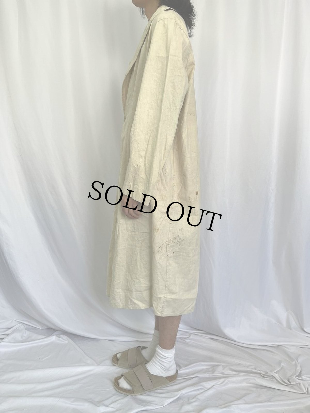 画像3: 〜30's Kling Bros. リネンアトリエコート (3)