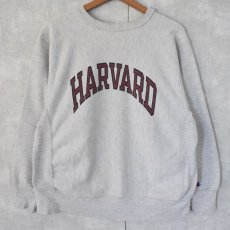 画像1: 80's Champion REVERSE WEAVE USA製 トリコタグ "HARVARD" L (1)