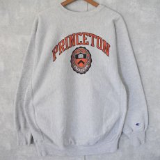 画像1: 80's Champion REVERSE WEAVE USA製 トリコタグ "PRINCETON" XXL (1)