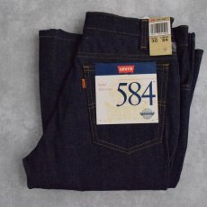 画像1: 90's Levi's 584 USA製 ベルボトムデニムパンツ フラッシャー付きDEADSTOCK W31 (1)