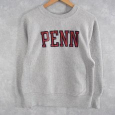 画像1: 80's Champion REVERSE WEAVE USA製 トリコタグ "PENNSYLVANIA" プリントスウェット S (1)