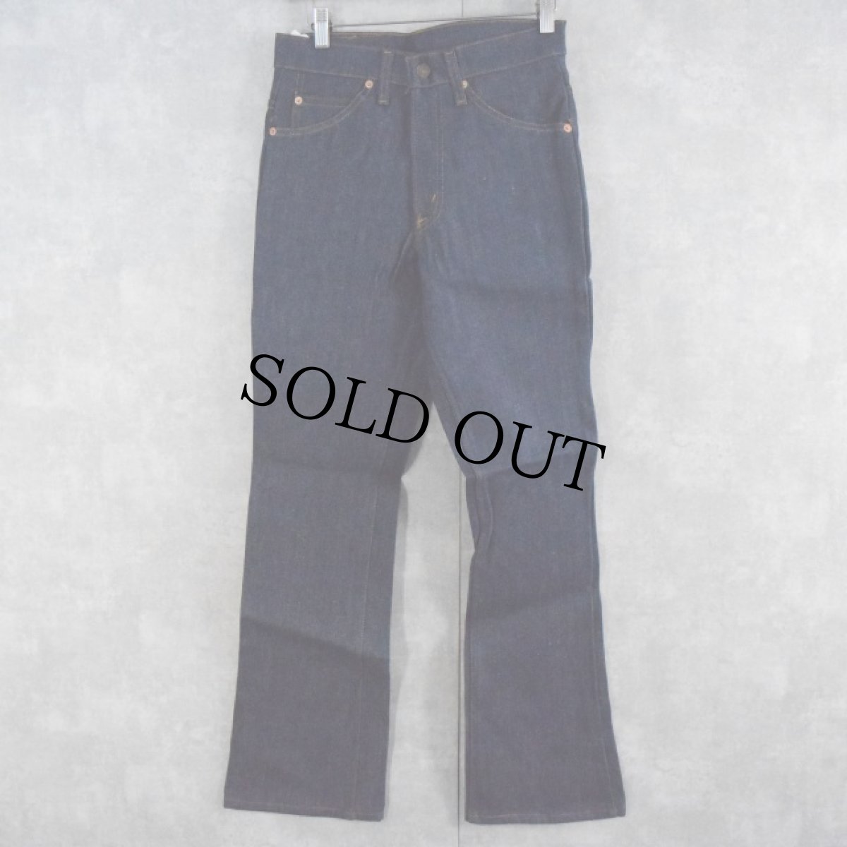 画像2: 80's Levi's 517-0217 USA製 ブーツカットデニムパンツ フラッシャー付きDEADSTOCK W29 (2)