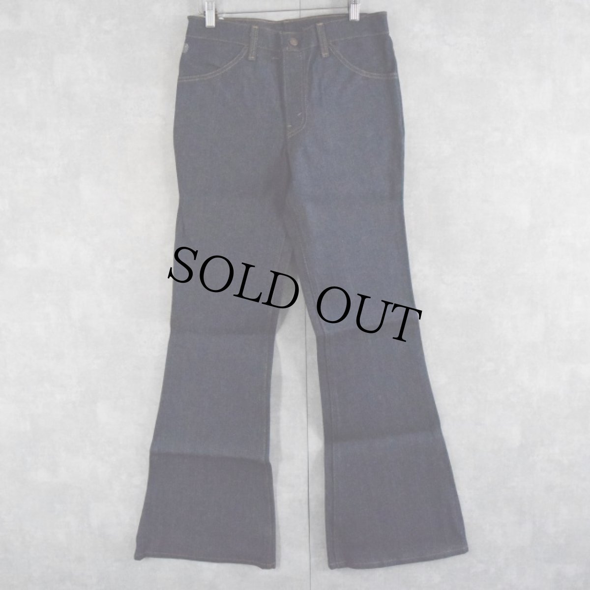 画像2: 90's Levi's 584 USA製 ベルボトムデニムパンツ フラッシャー付きDEADSTOCK W31 (2)