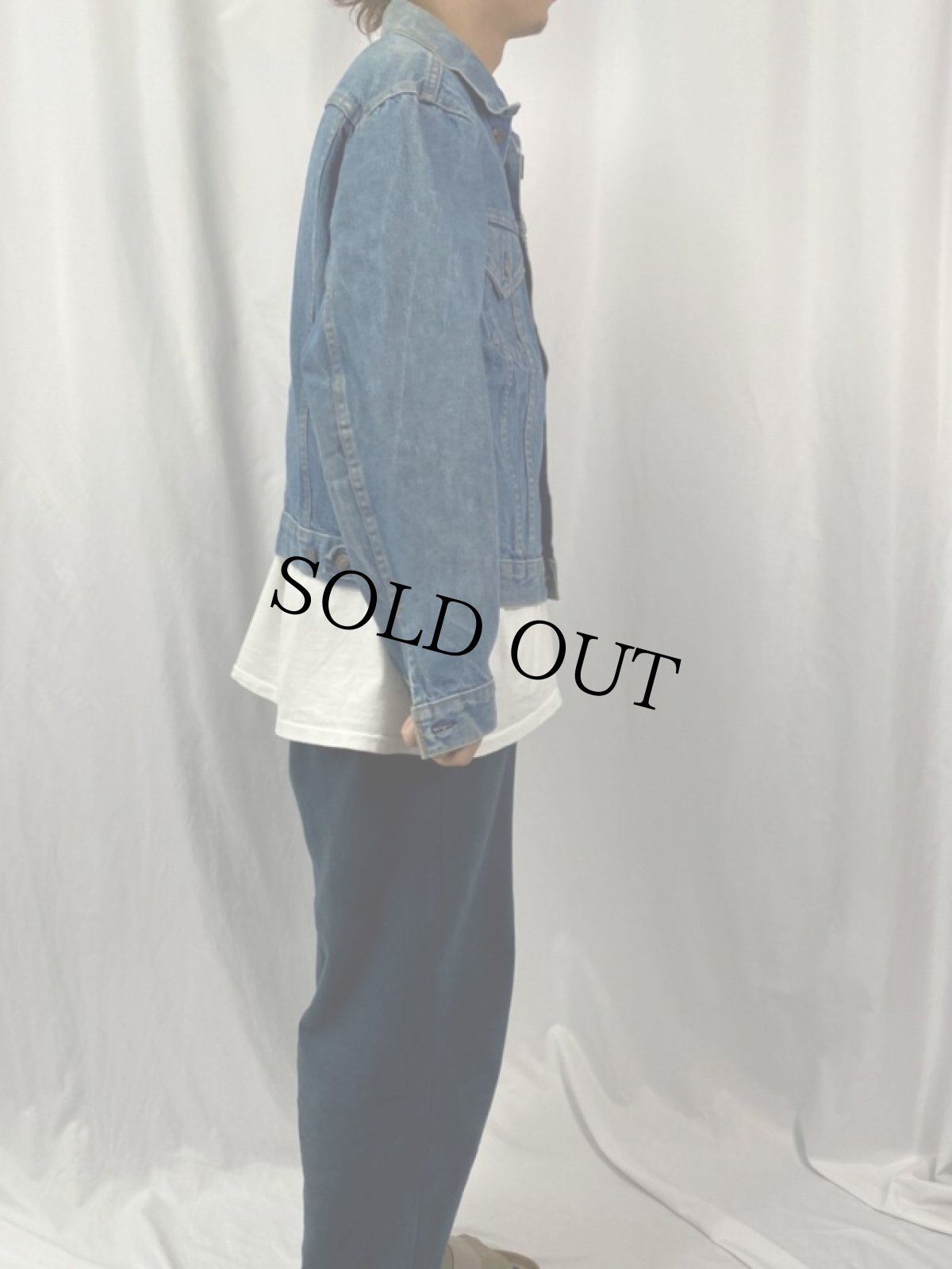 画像3: 80〜90's Levi's 70505-0217 USA製 デニムジャケット SIZE 42 (3)
