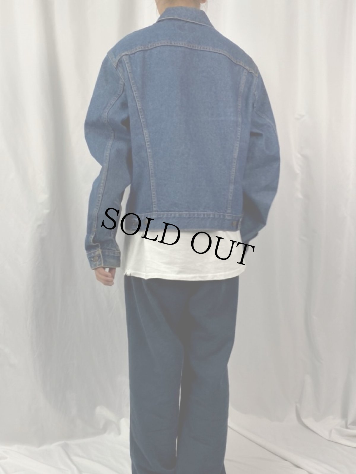 画像4: 2000's EURO Levi's 70555-0401 デニムジャケット L (4)