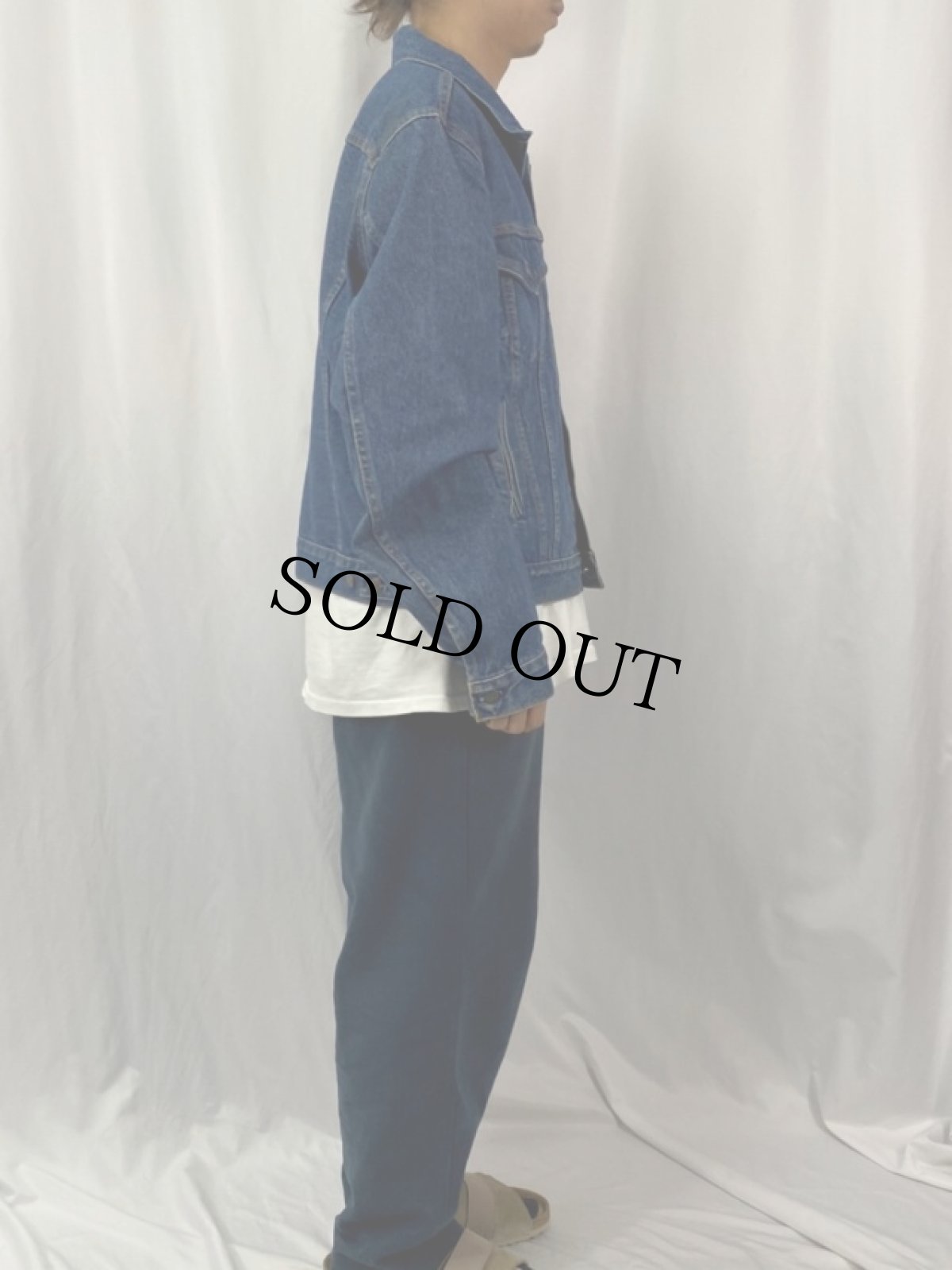 画像3: 2000's EURO Levi's 70555-0401 デニムジャケット L (3)