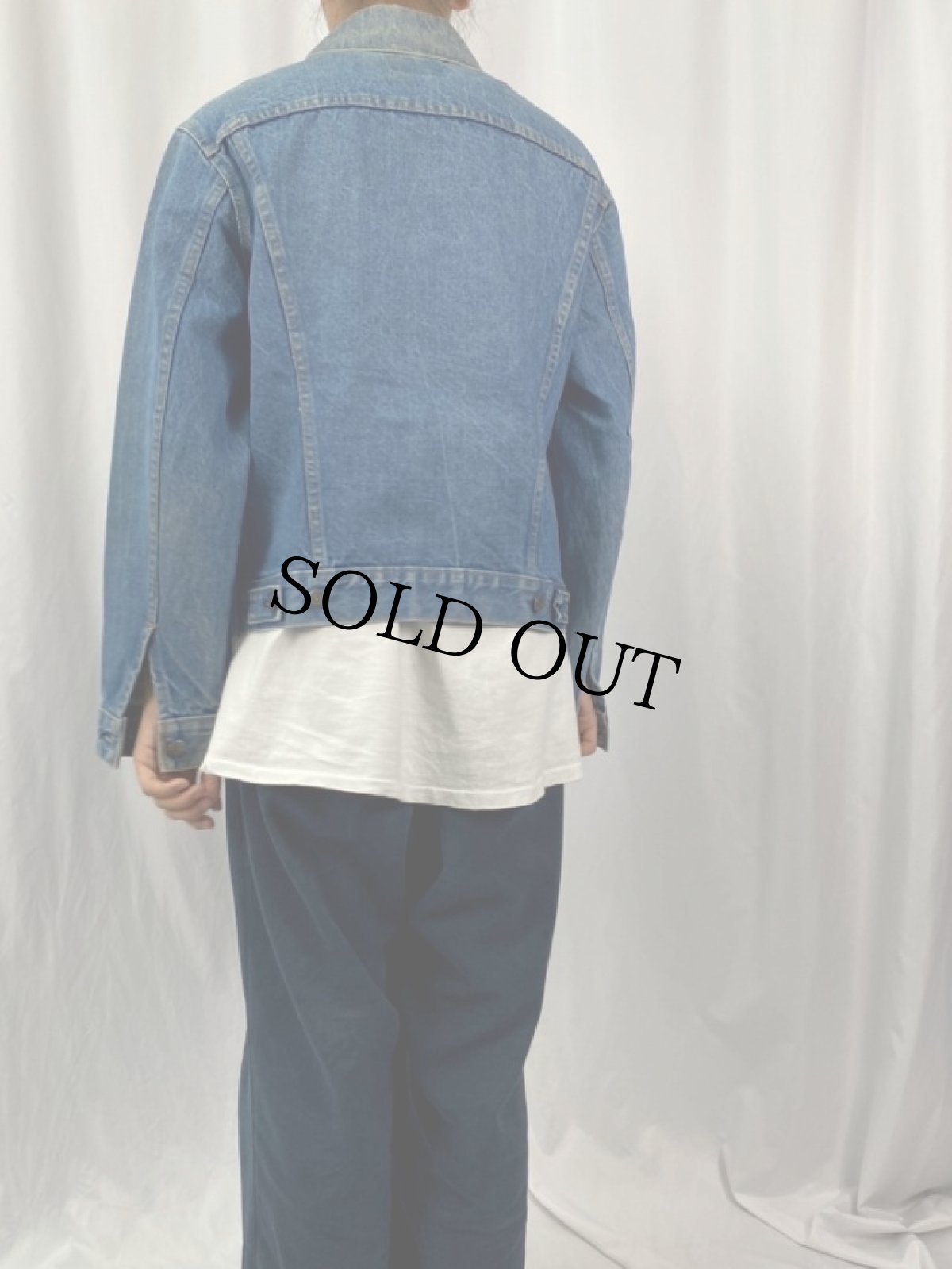 画像4: 80〜90's Levi's 70505-0217 USA製 デニムジャケット SIZE 42 (4)