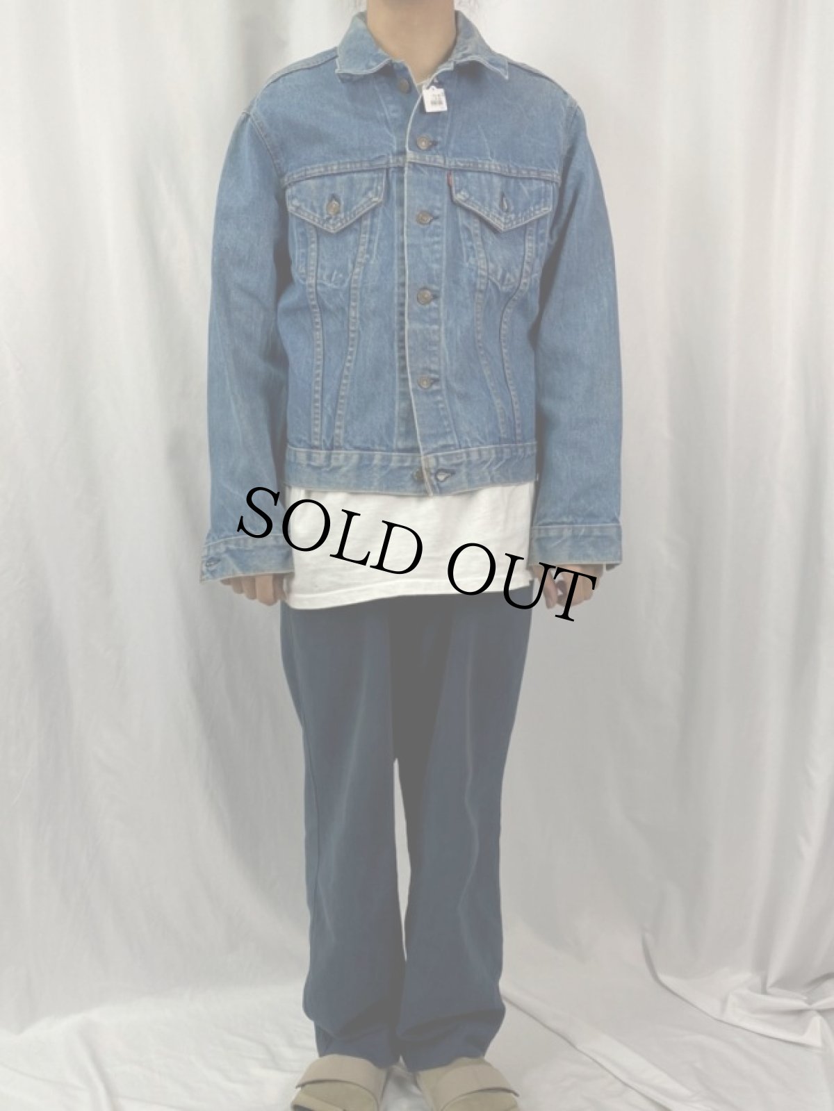 画像2: 80〜90's Levi's 70505-0217 USA製 デニムジャケット SIZE 42 (2)