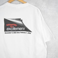 画像1: BOSE "unwrap the excitement" 音響機器メーカー ロゴプリントTシャツ XL DEADSTOCK (1)