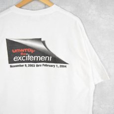 画像1: BOSE "unwrap the excitement" 音響機器メーカー ロゴプリントTシャツ XL DEADSTOCK (1)