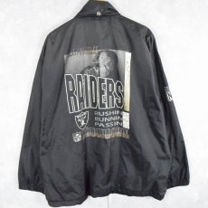 画像1: RAIDERS フットボールチーム ポリジャケット XL (1)